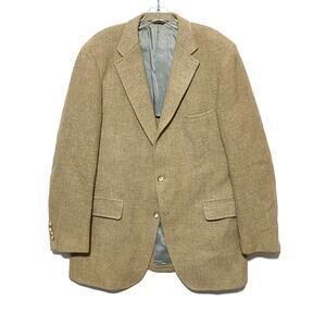 VTG Harris Tweed Jordan Marsh Scottish Wool Blazer Mens 43R Preppy Academia